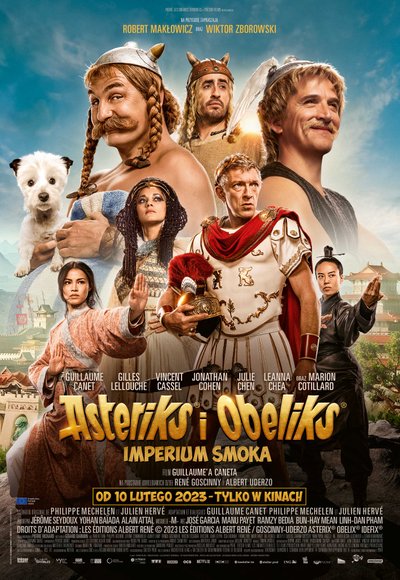 plakat filmu Asterix i Obeliks: Imperium Smoka 2023