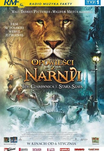 Plakat Filmu Opowieści z Narnii: Lew, Czarownica i Stara Szafa (2005)