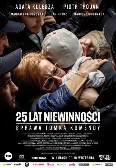 plakat filmu 25 lat niewinności. Sprawa Tomka Komendy 2020