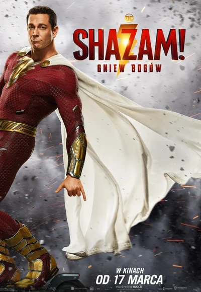 plakat filmu Shazam! Gniew bogów 2023