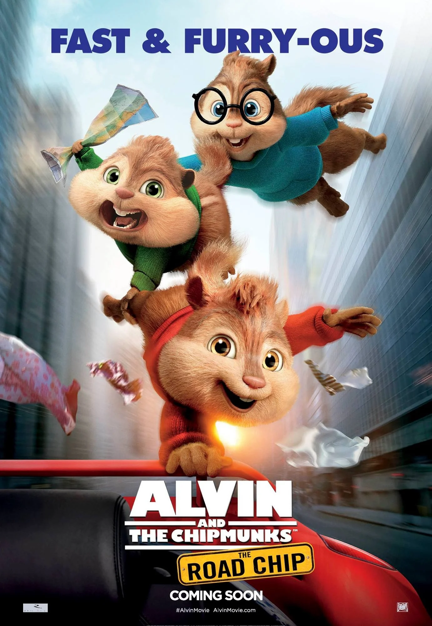 Alvin I Wiewiórki Serial Animowany 2015 Alvin i wiewiórki: Wielka wyprawa (2015) - Plakaty - FDB