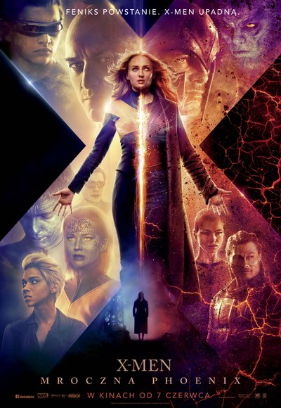 plakat X-Men: Mroczna Phoenix cały film