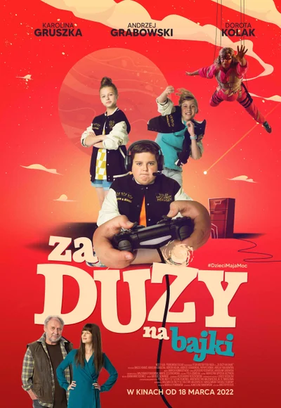 plakat filmu Za duży na bajki 2022