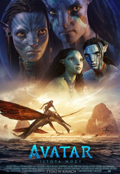 plakat filmu Avatar: Istota wody 2022