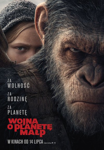 plakat Wojna o planetę małp cały film