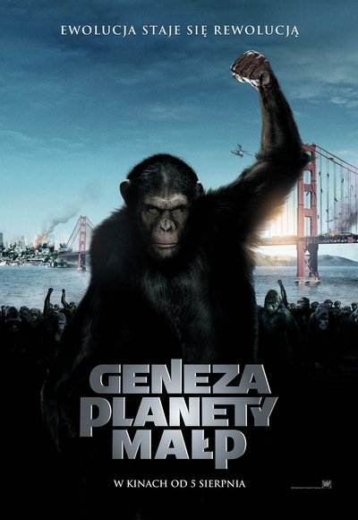 plakat Geneza planety małp cały film